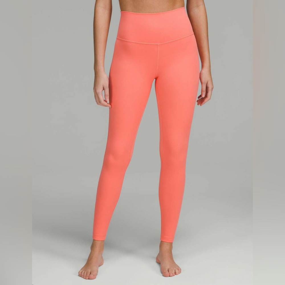 Raspberry Cream high rise align leggings 28”